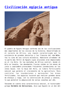 Civilización egipcia antigua