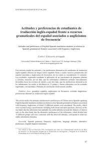 Actitudes y preferencias de estudiantes de traducción inglés