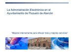 La Administración Electrónica en el Ayuntamiento de Pozuelo de