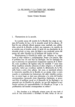 LA FILOSOFÍA Y LA CRISIS DEL HOMBRE CONTEMPORÁNEO 1