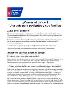 What is Cancer? - Spanish
