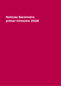 Noticias Bar&oacute;metro primer trimestre 2008