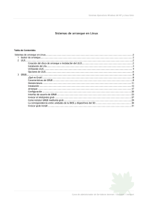 Sistemas de arranque en Linux