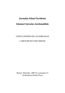 Jornadas Islam-Occidente Islamari buruzko Jardunaldiak