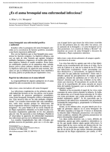 ¿Es el asma bronquial una enfermedad infecciosa?