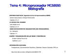 Tema 4: Microprocesador MC68000 Bibliografía