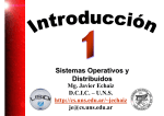 Sistemas Operativos y Distribuidos - DCIC