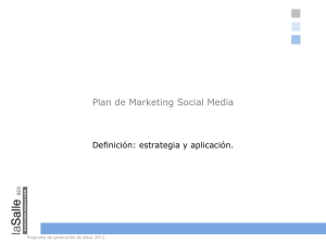 Plan de Marketing Social Media