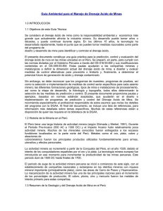 Guía Ambiental para el Manejo de Drenaje Acido de Minas