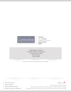 Redalyc.Televisión, publicidad y comunicación