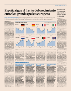España sigue al frente del crecimiento entre los grandes países