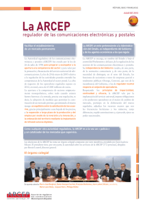 regulador de las comunicaciones electrónicas y postales
