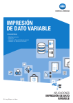 impresión de dato variable