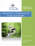 Organicismo y Arquitectura de Frank Lloyd Wright