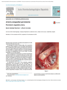 Arteria estapedial persistente