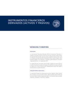 instrumentos financieros derivados (activos y pasivos)