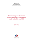 Manual de procedimientos y diagnóstico de la infección por VIH
