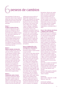 Hace exactamente 10 años que me encontraron cáncer de seno