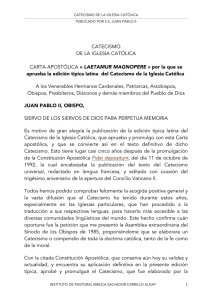 Catecismo de la Iglesia Católica, publicado por S.S. Juan Pablo II.