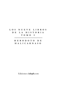 Herodoto - Historia V.