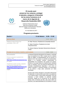 El mundo azul: preservar los océanos, proteger el planeta y