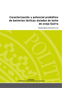 Caracterización y potencial probiótico de bacterias lácticas aisladas