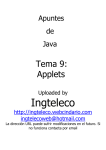 Tema 9: Applets - Bienvenid@ a Ingteleco