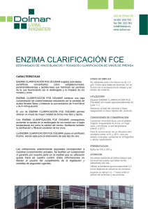 enzima clarificación fce
