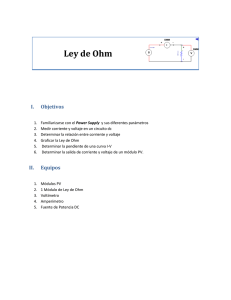 Ley de Ohm - UPRAg.edu