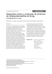 Diagnóstico clínico y molecular de síndrome de cefalopolisindactilia