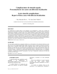 Complicaciones de sinusitis aguda: Presentación de tres casos con