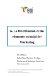 6. La Distribución como elemento esencial del Marketing