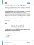 Tema 3. Sistemas de ecuaciones lineales con 2 incógnitas