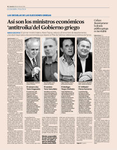 Así son los ministros económicos `antitroika`del Gobierno griego