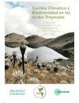 Cambio Climático y Biodiversidad en los Andes Tropicales