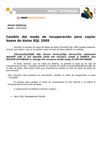 Bases de Datos SQL2005