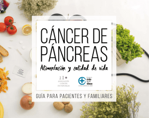 Cáncer de Páncreas: Alimentación y calidad de vida
