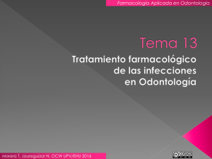 Tema 13.Tratamiento farmacológico de las infecciones - EHU-OCW