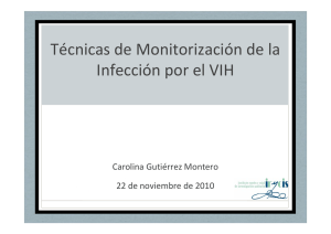 Técnicas de Monitorización de la Infección por el VIH