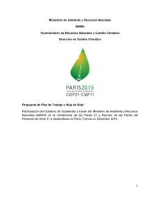 1 Ministerio de Ambiente y Recursos Naturales MARN