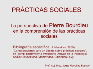 "La perspectiva de P. Bourdieu para la comprensión de las
