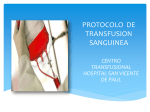 protocolo de transfusion sanguinea