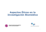 Aspectos Éticos en la Investigación Biomédica