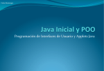 Programación de Interfaces de Usuario y Applets Java