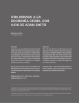 UNA MIRADA A LA ECONOMÍA CHINA, CON OJOS DE ADAM SMITH