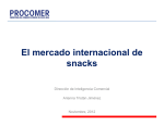 El mercado internacional de snacks
