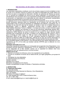 red nacional de influenza y virus respiratorios