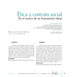 Ética y contrato social - Fundación Universitaria Los Libertadores