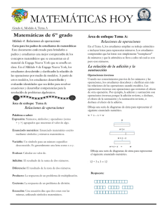 MATEMÁTICAS HOY