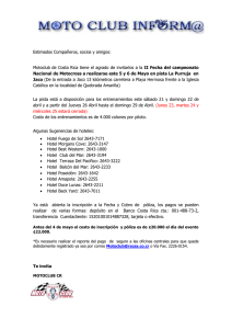 Pista La Purruja - Motoclub de Costa Rica